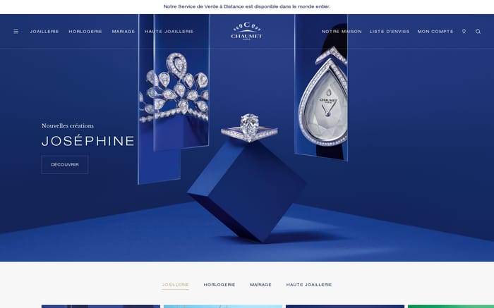 Chaumet website preview