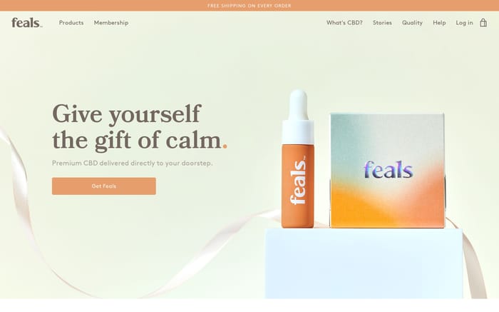Feals website preview