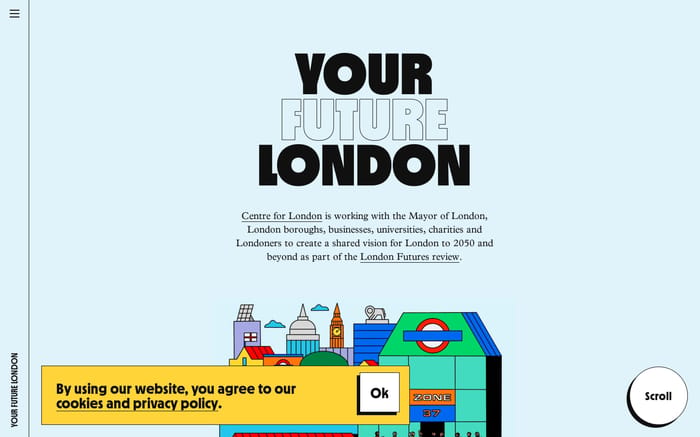 Your Future London website preview
