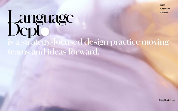 Language Dept. website preview