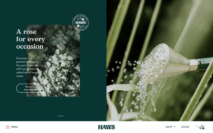 Haws website preview