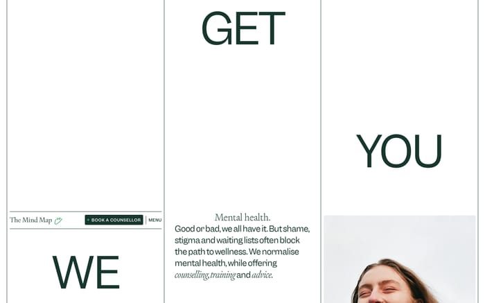 The Mind Map website preview