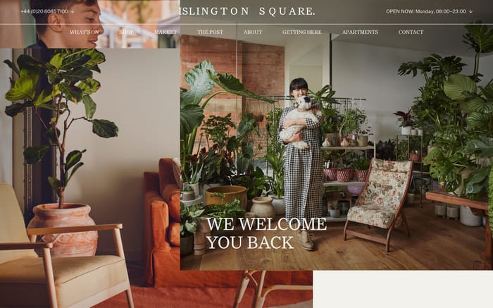 Islington Square website preview