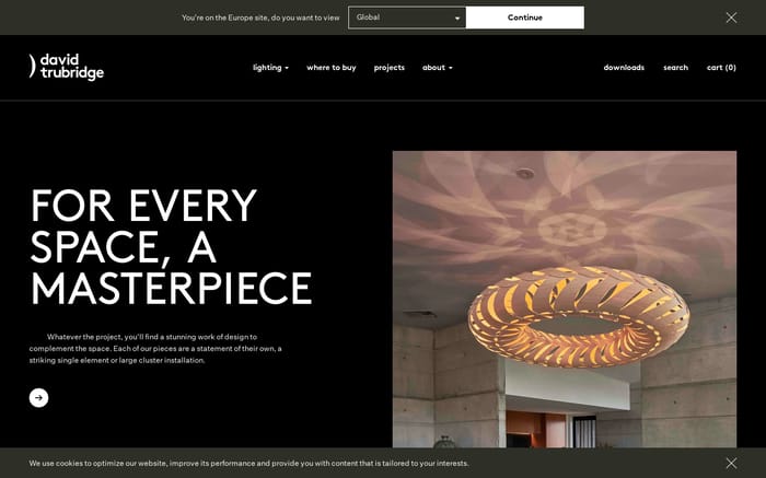 David Trubridge website preview