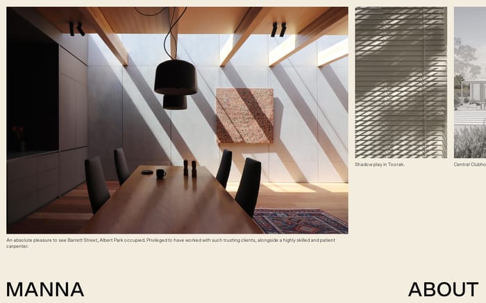 Manna website preview