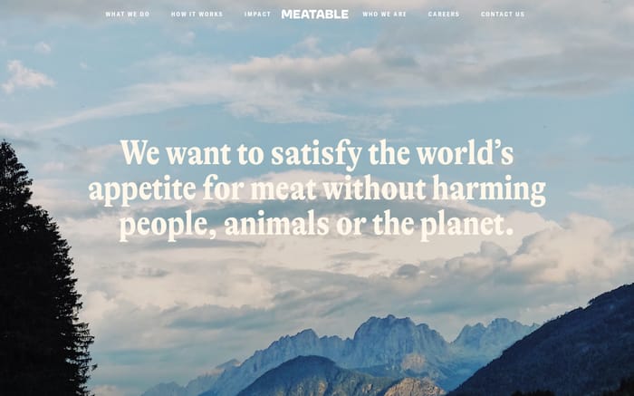 Meatable website preview