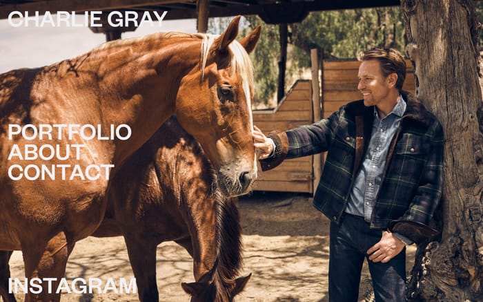 Charlie Gray website preview
