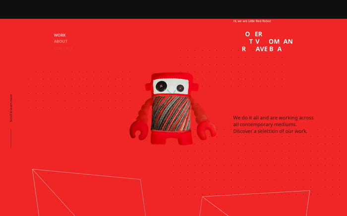  Little Red Robot website preview