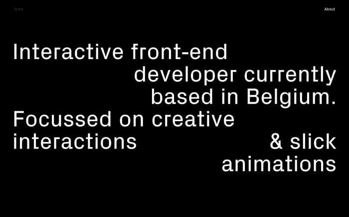 Rafael Derolez website preview