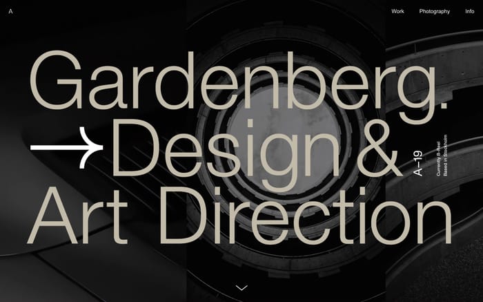 Alexander Gårdenberg website preview