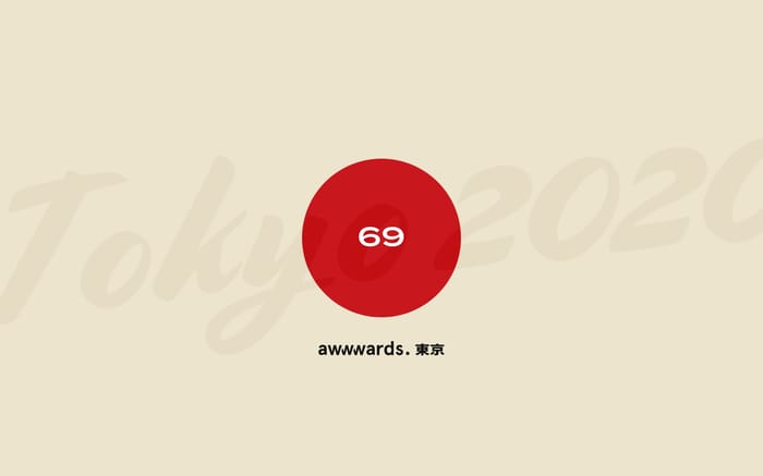 Awwwards Tokyo conference website preview