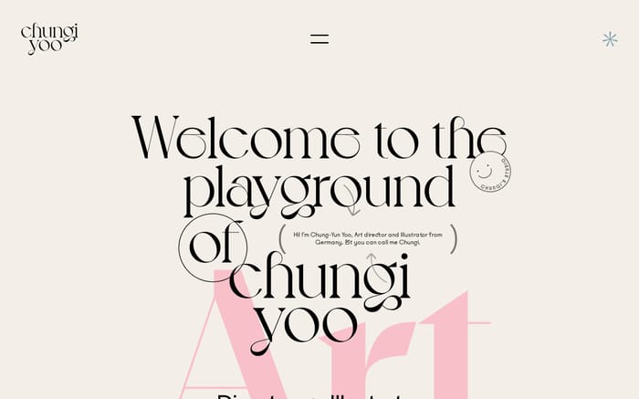 ChungiYoo website preview