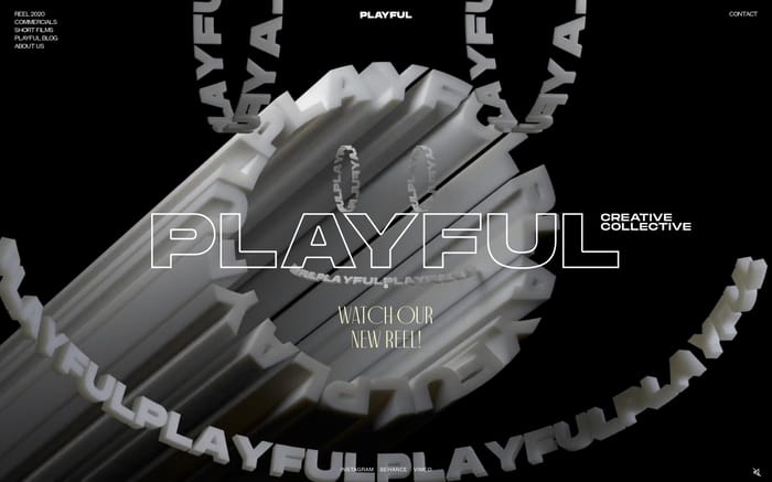 Playful website preview