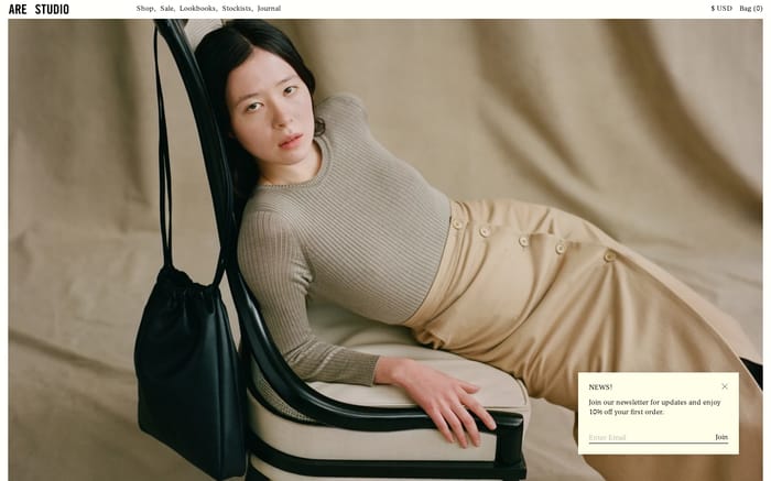 Are Studio website preview