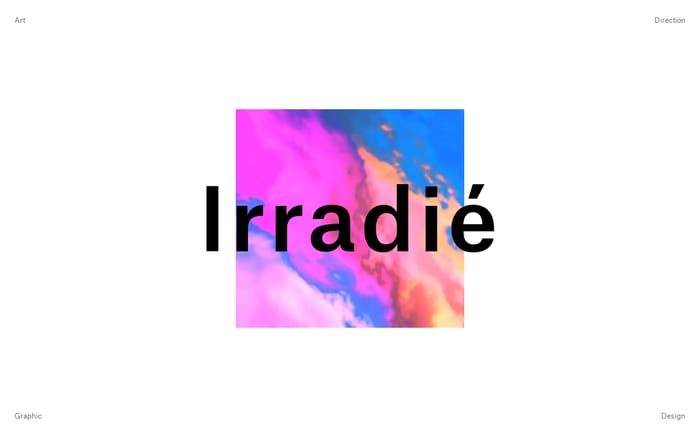 Irradié website preview