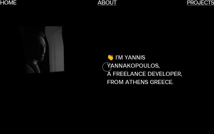 Yannis Yannakopoulos website preview
