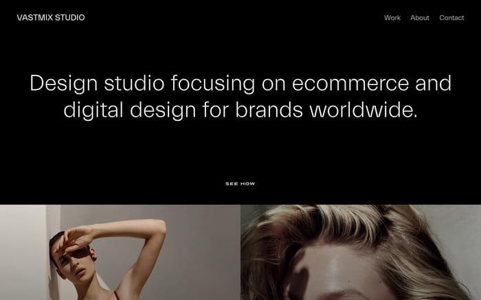 Vastmix website preview