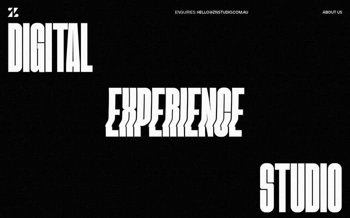 ZN Studio website preview