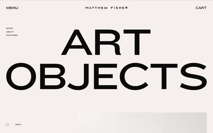 Matthew Fisher website preview