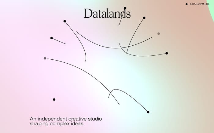 Datalands website preview