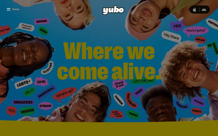 Yubo website preview