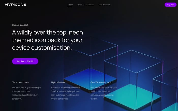 Hypicons website preview