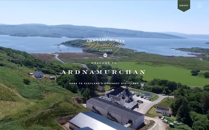 Adelphi Distillery website preview