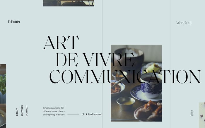 D.Potfer Studio website preview