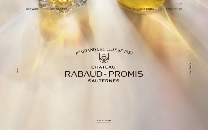 Château Rabaud-Promis website preview