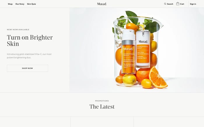 Murad website preview