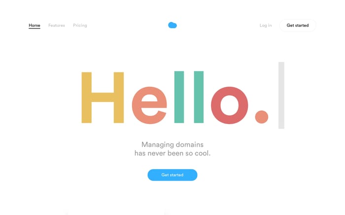 Nuage website preview