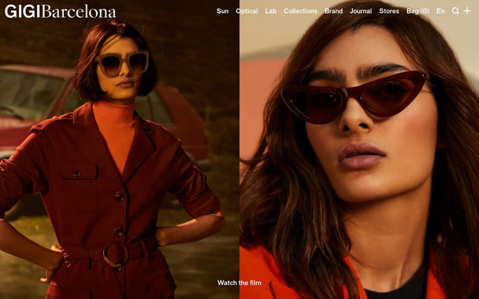 Gigi Barcelona website preview