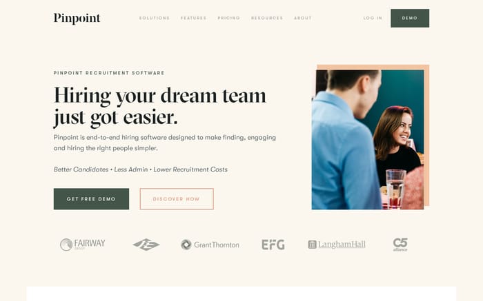 Pinpoint website preview