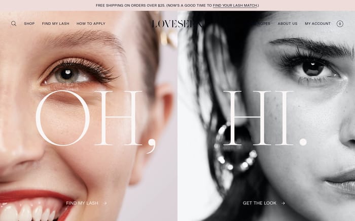 LoveSeen website preview