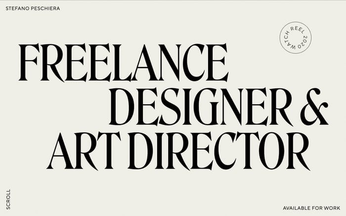 Stefano Peschiera website preview