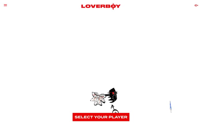 Loverboy by Charles Jeffrey website preview
