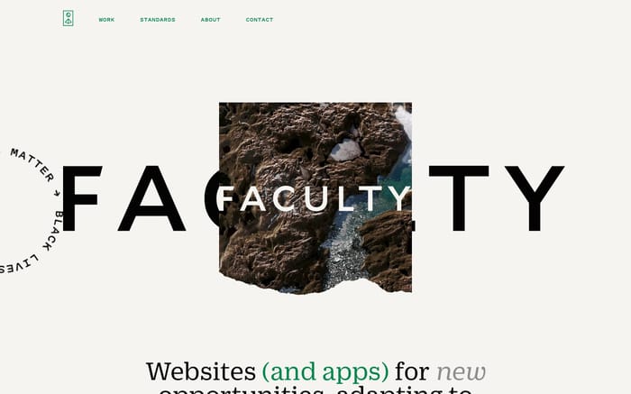 Faculty website preview