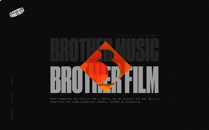 Brother Film website preview