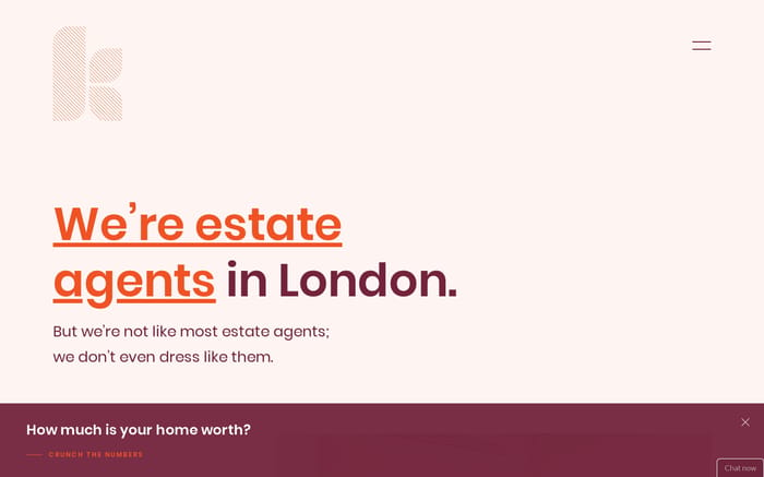 Keatons website preview