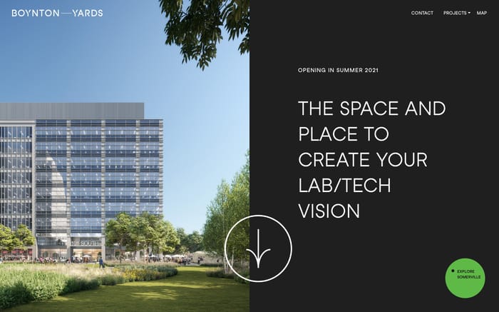Boynton Yards website preview