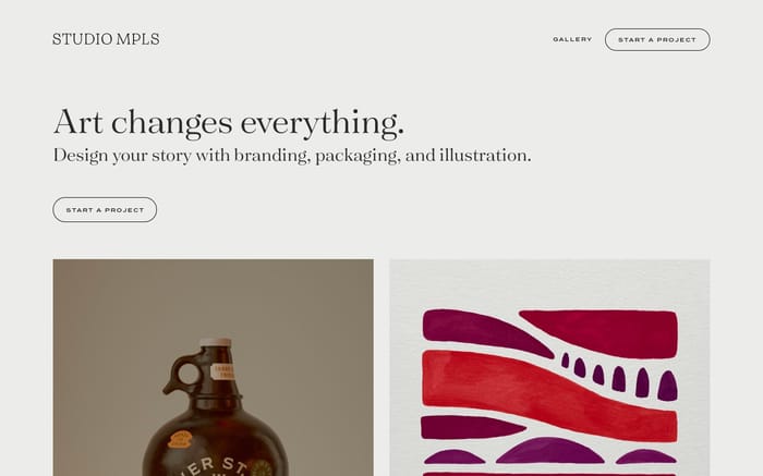 Studio MPLS website preview