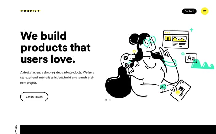 Brucira website preview