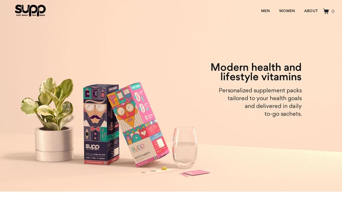Shop Vitamins & Supplements in India | Supp Nutrition website preview
