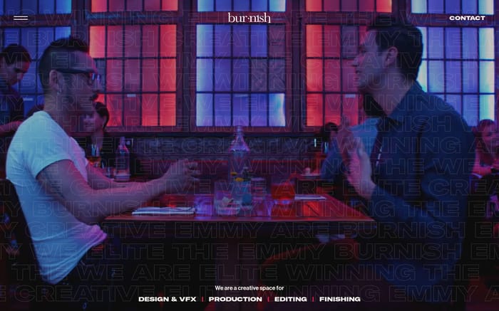 Burnish Creative website preview