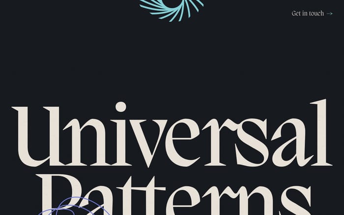 Universal patterns website preview