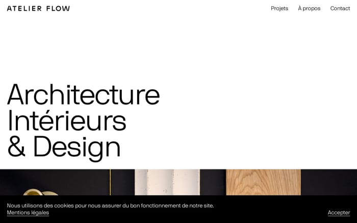 Atelier Flow website preview