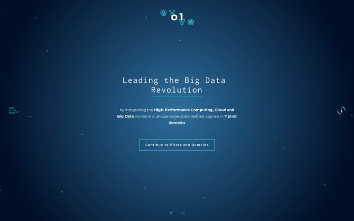 EVOLVE Project website preview