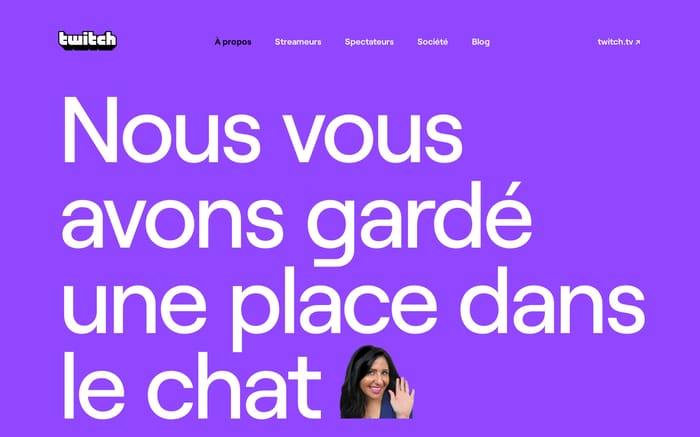 Twitch.tv website preview