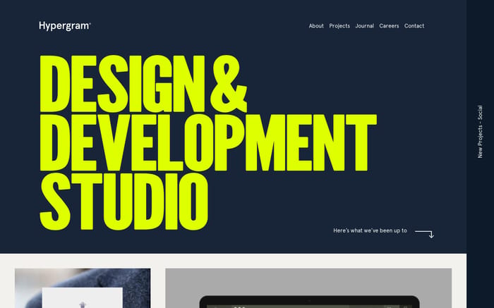 Hypergram website preview