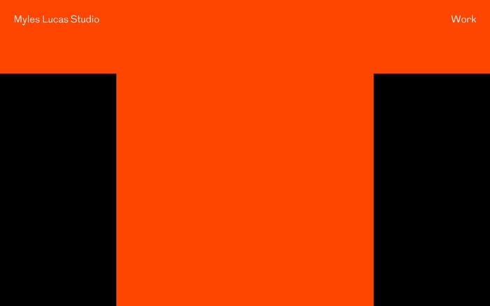 Myles Lucas Studio website preview